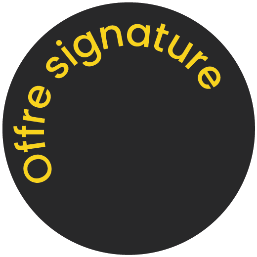 Pastille ronde Offre signature